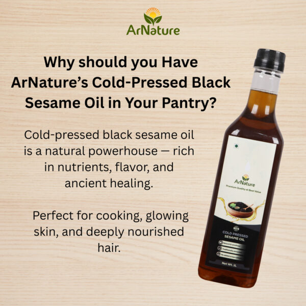 Cold-Pressed Black Sesame Oil - Image 4